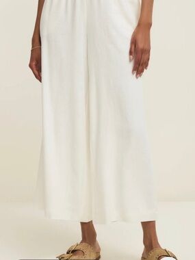 Z Supply Cream Wide-Leg Palazzo Pant